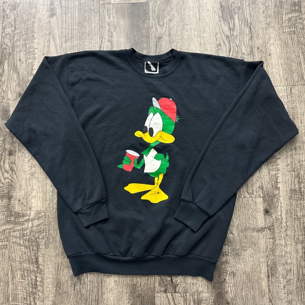 Vintage Plucky Duck Tiny Toons Crewneck Sweatshirt